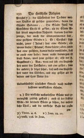 130-138, Überbleibsel zeitlicher Strafe