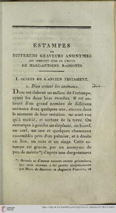 Estampes de differens graveurs anonymes