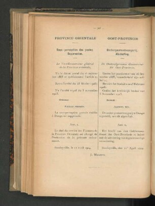 Province Orientale.