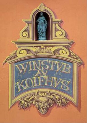 Frankreich. Alsace. Haut Rhin. Colmar. Altstadt. Winstub Koifhus