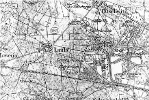 Lauta. Reichskarte, 1:100.000, Einheitsblatt Nr. 89, 1922