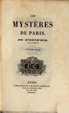Les mystères de Paris, 8