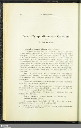 Neue Nymphaliden aus Ostasien