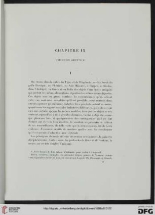 Chapitre IX: Influence orientale