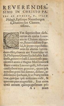 Belli Livonici Qvod Magnvs Moschoviae Dvx, Anno 1558. contra Liuones gessit, noua & memorabilis historia : lamentabilem vniuersae Torpatensis prouinciae vastationem & excidium complectens