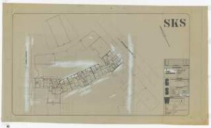 Sanierungsgebiet Kreuzberg Süd SKS, Wohnungsbau mit Geschäftsräumen, Admiralstraße Kottbusser Straße, Berlin-Kreuzberg: Grundriss 7.Obergeschoss 1:200