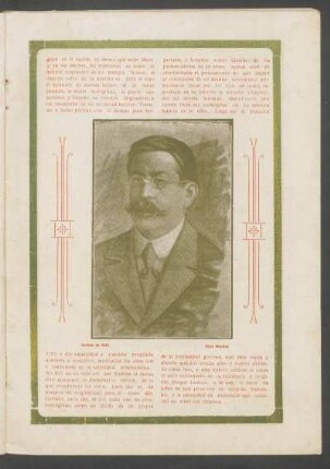 [Retrato de José Enrique Rodó] : Carbón de Soto [por] Clisé Méndez