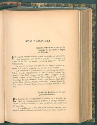 Boletín del Instituto de Investigaciones históricas