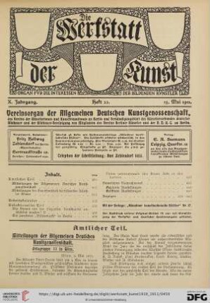 Heft 33 (15. Mai 1911)