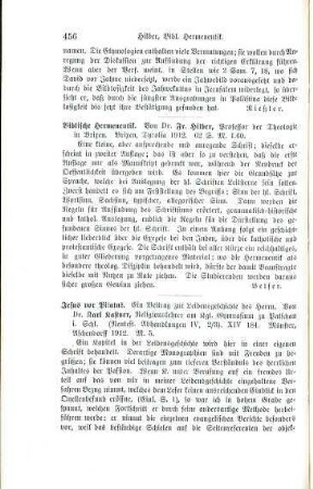 456-457 [Rezension] Kastner, Karl, Jesus vor Pilatus