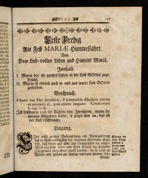 557-568, Erste Predig am Fest Mariae Himmelfahrt