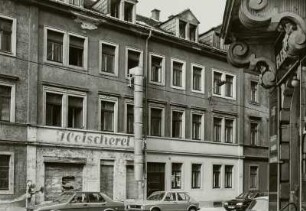 Dresden-Neustadt, Louisenstraße 91. Wohnhaus mit Laden (um 1870). Straßenansicht