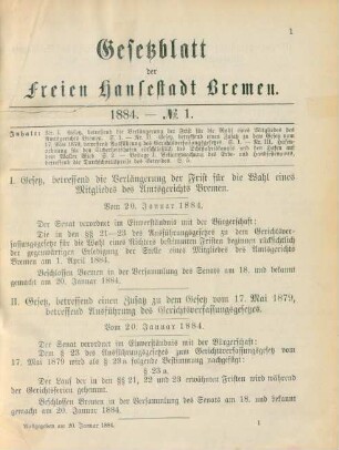 20. Januar-31. Dezember = No. 1-29