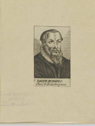 Bildnis des David Rungius