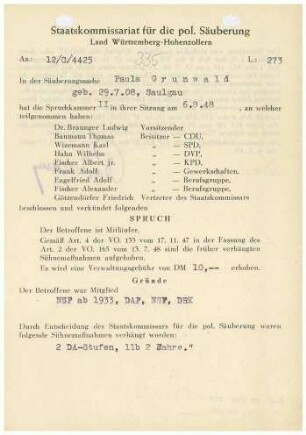 Grunwald, Paula