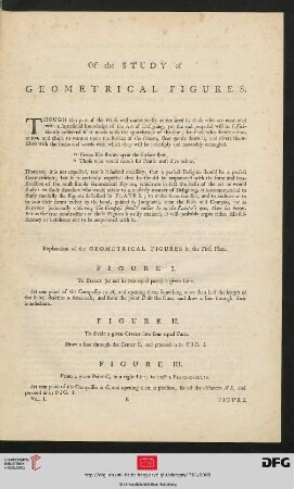 Of the study of geometrical figures