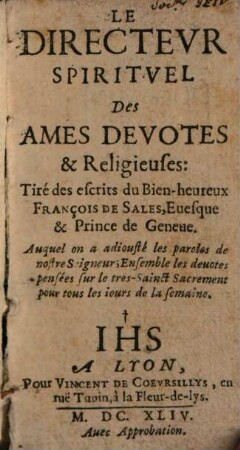 Le directeur spirituel
