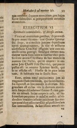 93-103, Exercitium VI