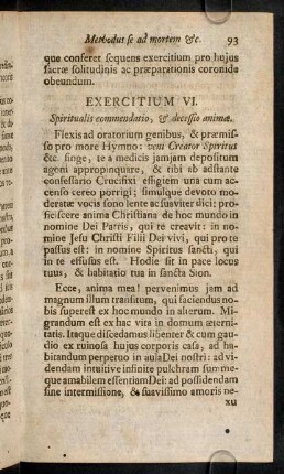 93-103, Exercitium VI