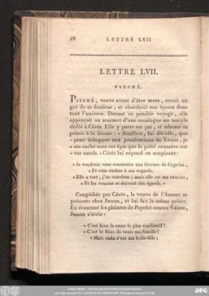 Lettre LVII.
