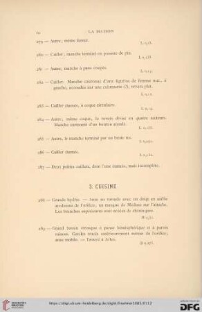 3. Cuisine (No. 288 - 311)