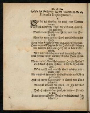 38-44, Epicedia Propinquorum.