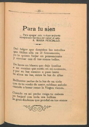 Para tu sien