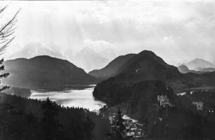 Blick auf Hohenschwangau (Österreichreise Leonhardt 1930)