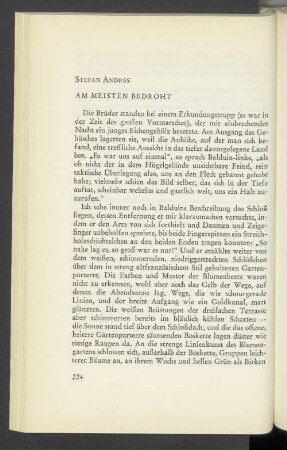 Am Meisten Bedroht