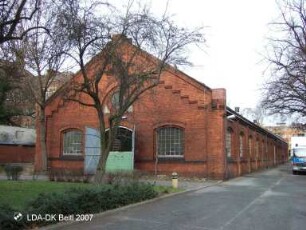 Reithalle und Stallgebäude der ehem. "Kaserne Moritzstraße"; Berlin, Spandau