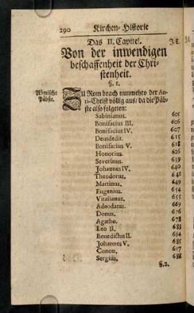 290-296, Das II. - III. Capitel