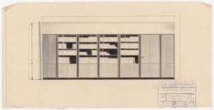 Schauspielhaus, Bochum: Zuschauerhaus Innen: Schrank im Intendantenzimmer 1:20