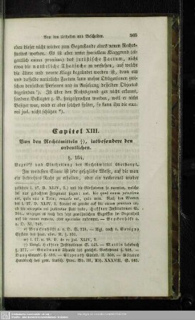 Capitel XIII. Von den Rechtsmitteln, insbesondere den ordentlichen