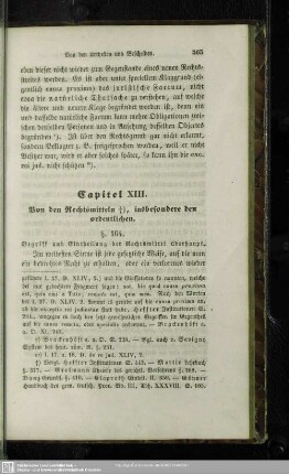 Capitel XIII. Von den Rechtsmitteln, insbesondere den ordentlichen