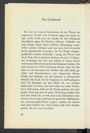 Der Deichbruch