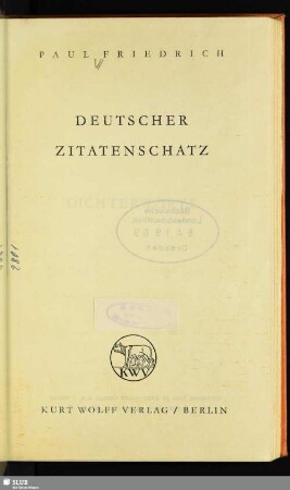 Deutscher Zitatenschatz