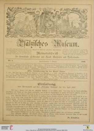Nr.1 (1. Januar 1888)