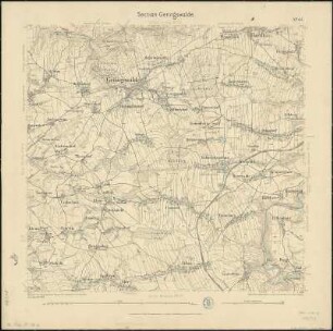 Äquidistantenkarte 61 : Section Geringswalde, 1889 : Section Geringswalde. - 1:25000. - Leipzig: Giesecke & Devrient, 1889. - 1 Kt.