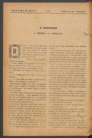 A vespera da execução