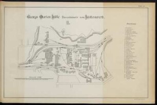 Taf. 18. Georgs Marien Hütte Übersichtskarte vom Hüttenwerk