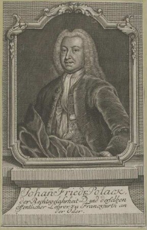 Bildnis des Johann Friedr. Polack