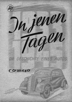 Filmprogramm der Verleihfirma "camera", 1947