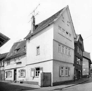 Fachwerkwohnhaus; Nidda, Mühlstraße 24