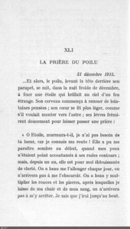 LXI. La prière du poilu