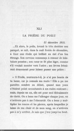 LXI. La prière du poilu