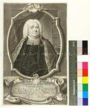Porträt des Theologen und Orientalisten Jacob Wilhelm Feuerlein