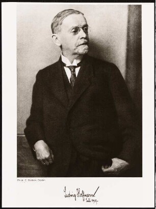 Portrait Ludwig Hoffmann: Portrait von Ludwig Hoffmann