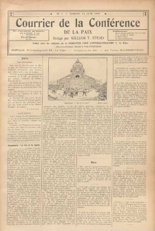 No. 7. Samedi 22 Juin 1907