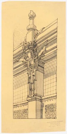 Stettiner Bahnhof, Berlin: Perspektivische Ansicht (Variante zu Inv.Nr. 19638)