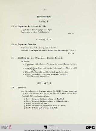 Trachtenstiche (Nr. 32-37)